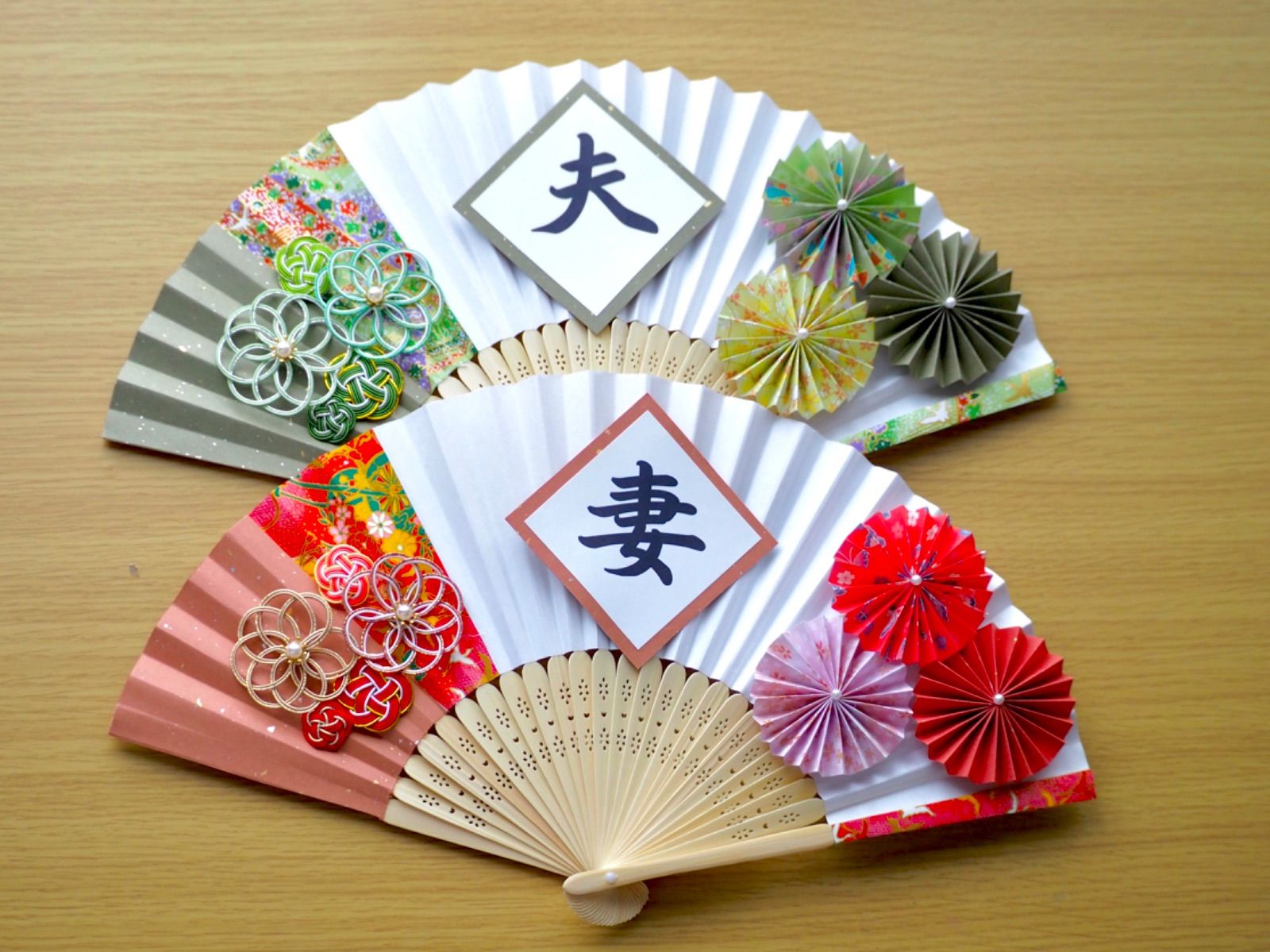 扇子プロップス 結婚式 フォトプロップス 和装前撮りアイテム