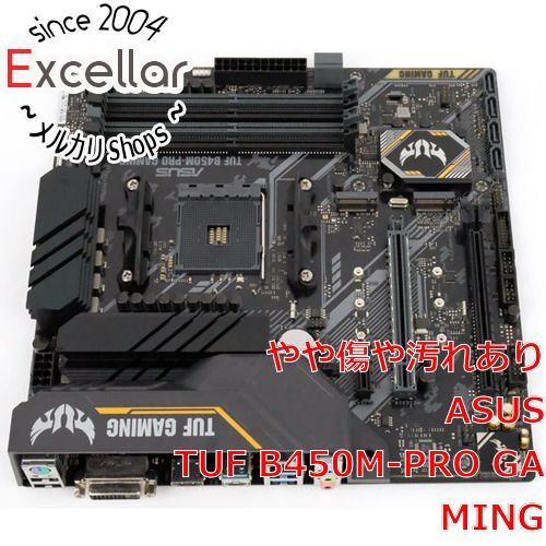 ASUS製 MicroATXマザーボード TUF B450M-PRO GAMING SocketAM4-