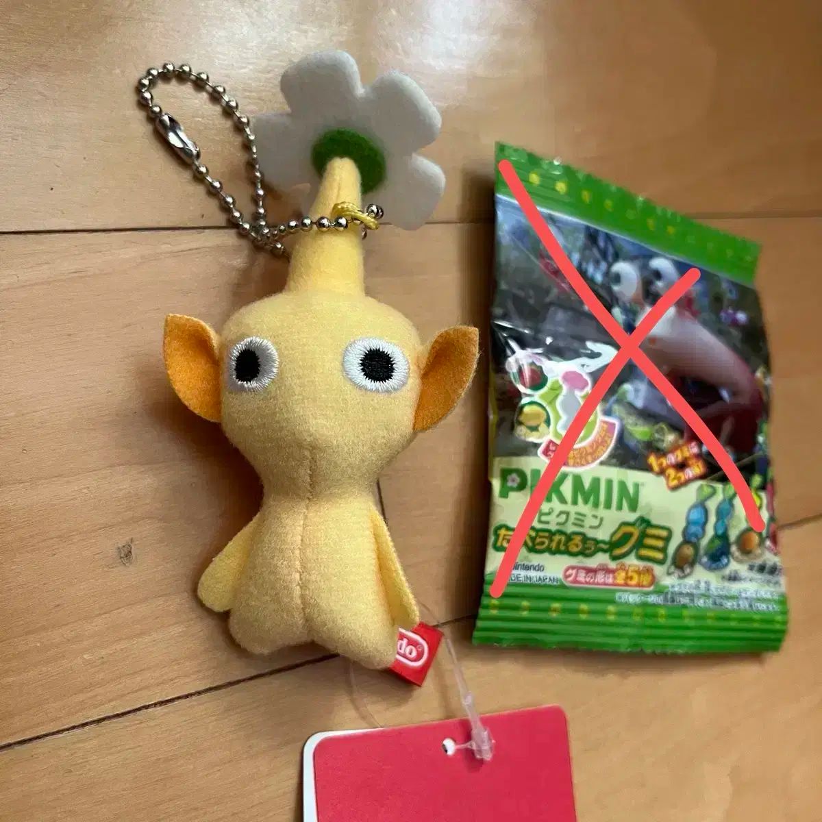 黄色 ピクミン マスコット 人形 キーリング