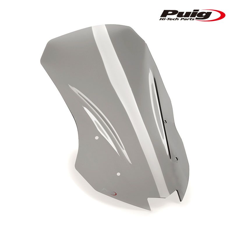 Puig 21393H TOURING SCREEN [SMOKE] KAWASAKI KLR650 (22-24 ) ツ