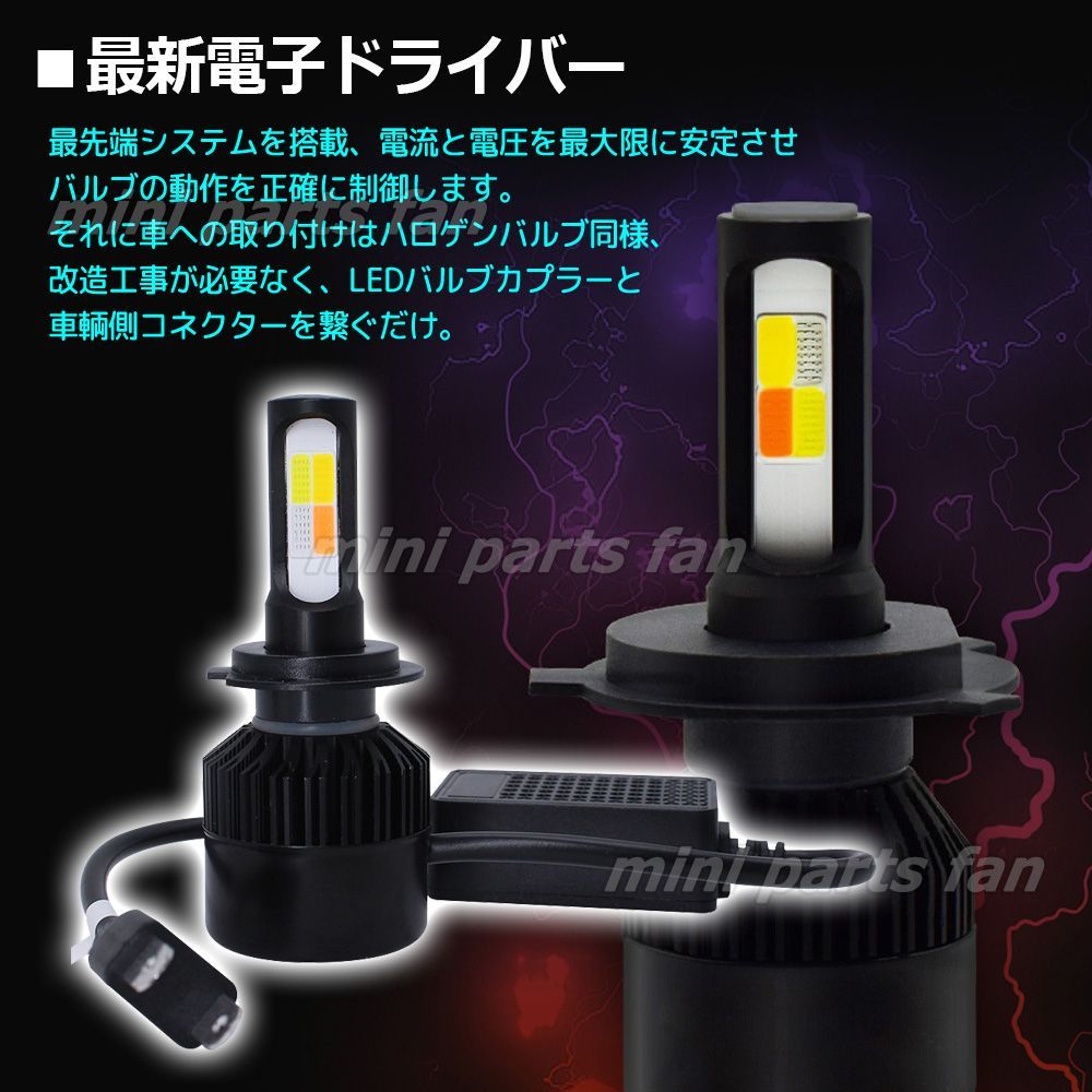 4色切り替えフォグ ストロボ発光機能付 16000lm H3 ４色変更 ストロボも可 16000LM H8 H11 H16 フォグランプ H8&frasl;H11 LED