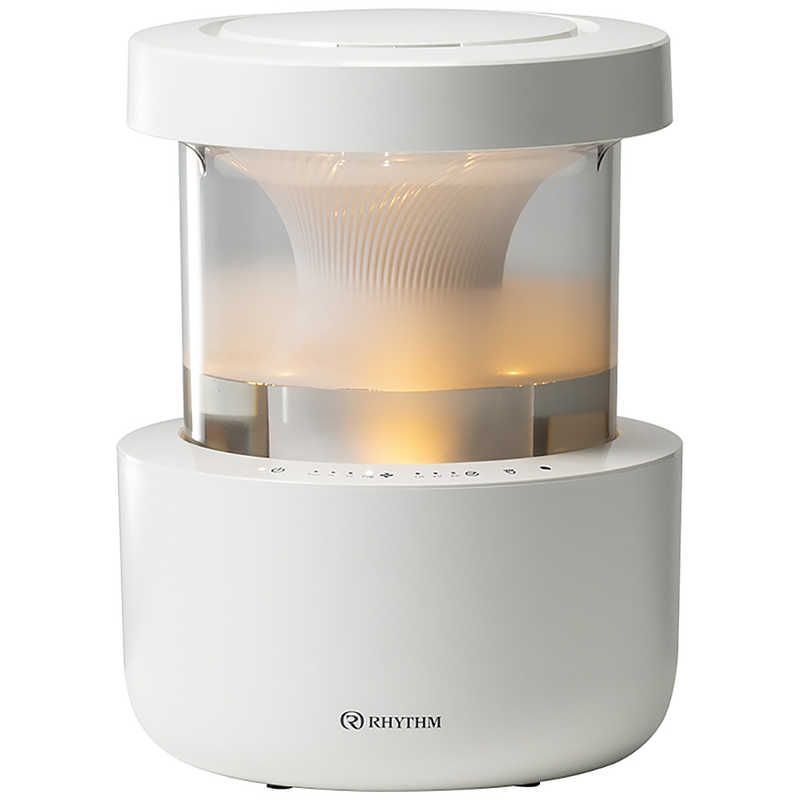送料無料 ♥ 未開梱 RHYTHM リズム 加湿器 MIST350 超音波式 木造6畳|鉄筋10畳 ライトグレー 9YYA29RH08