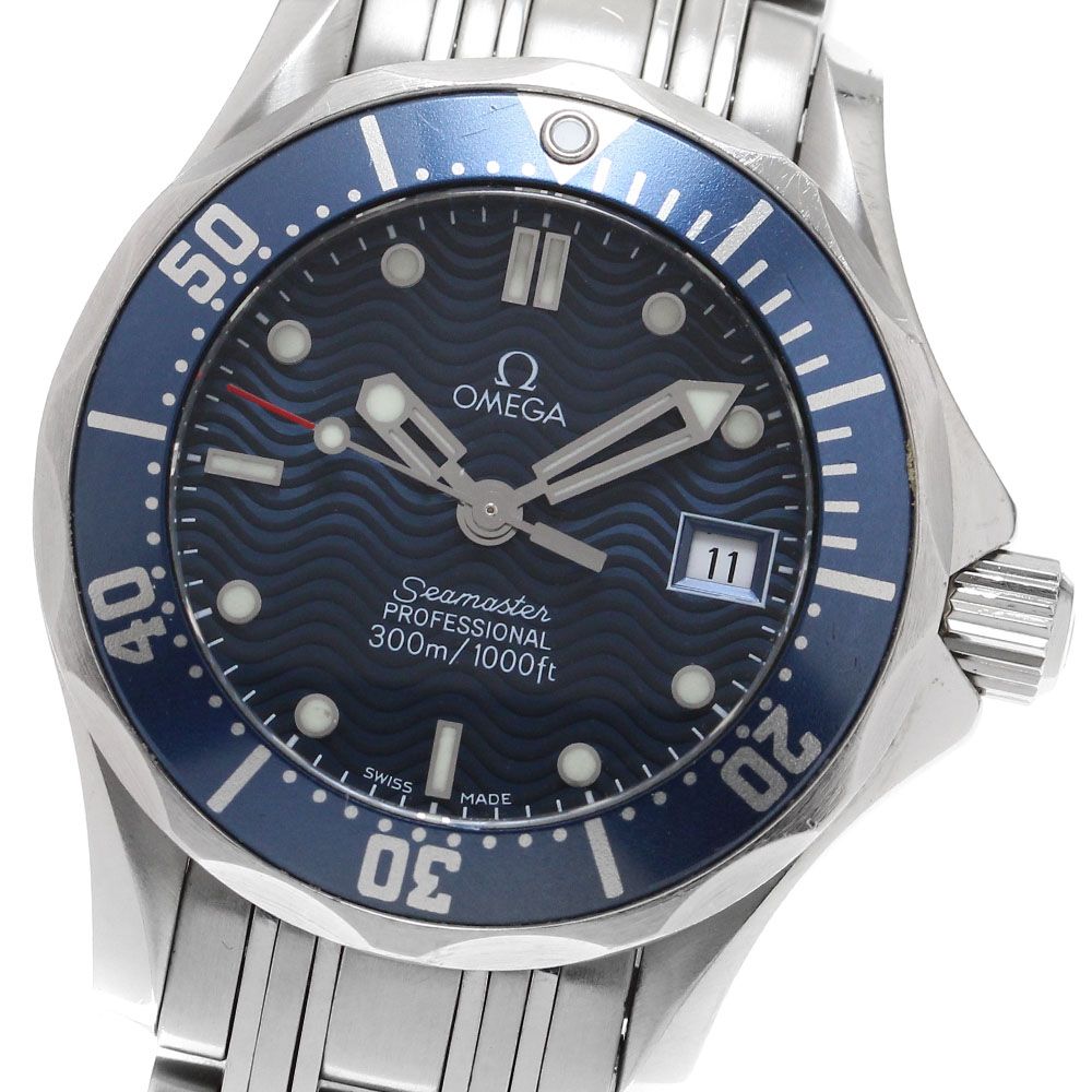 オメガ OMEGA 2583.80 シーマスター300 デイト クォーツ レディース_910233