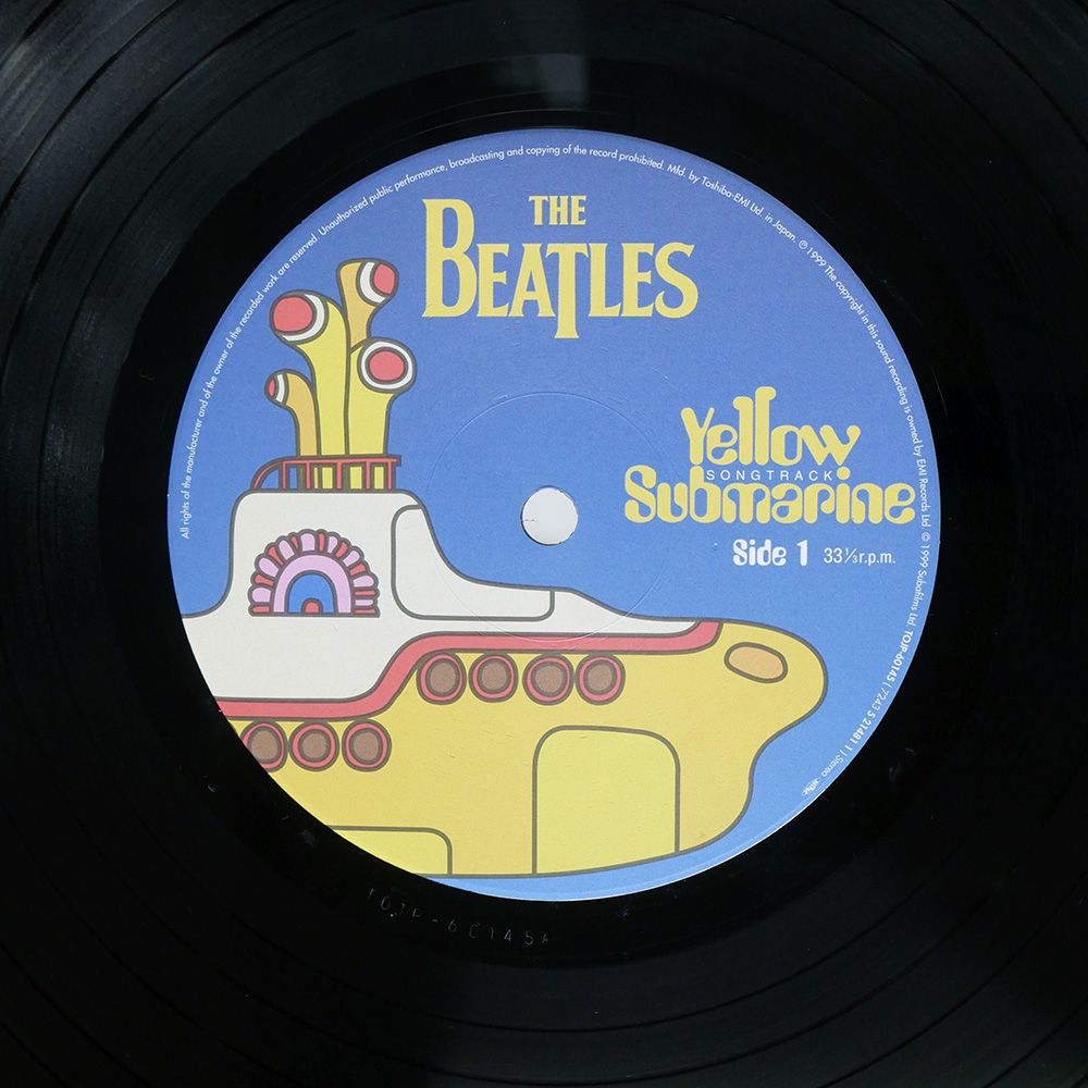 国内盤 BEATLES/YELLOW SUBMARINE SONGTRACK/APPLE TOJP60145 LP