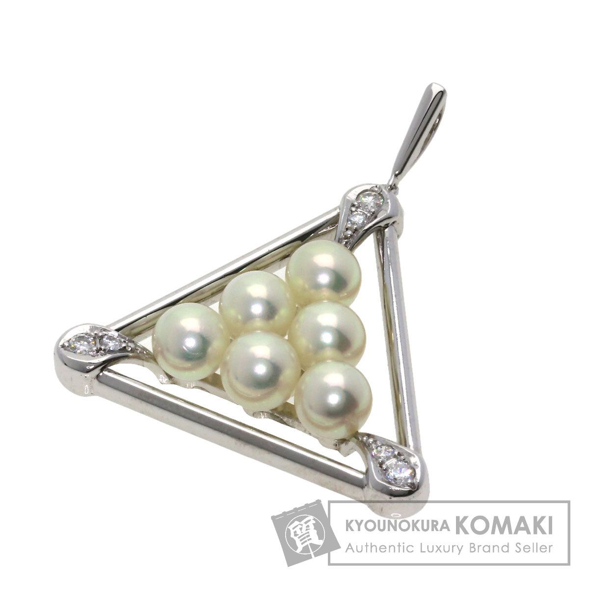 MIKIMOTO ミキモト パール 真珠 ダイヤモンド ペンダントトップ
