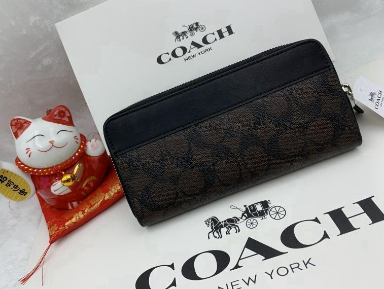 COACH 長財布 コーチ 財布 ラグジュアリー シグネチャー アコーディオン ジップ アラウンド アウトレット ファッション 新品 未使用  F76873 A014ZJR9 - メルカリ