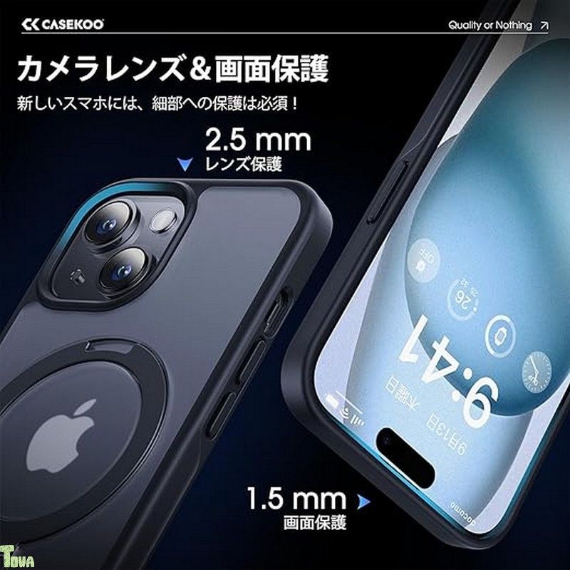 2026最高傑作&定点360度回転CASEKOO iPhone 15 Pro