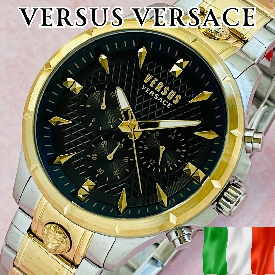 腕時計メンズ新品ヴェルサスVERSUSゴールドVSPBH8021ヴェルサーチ高級