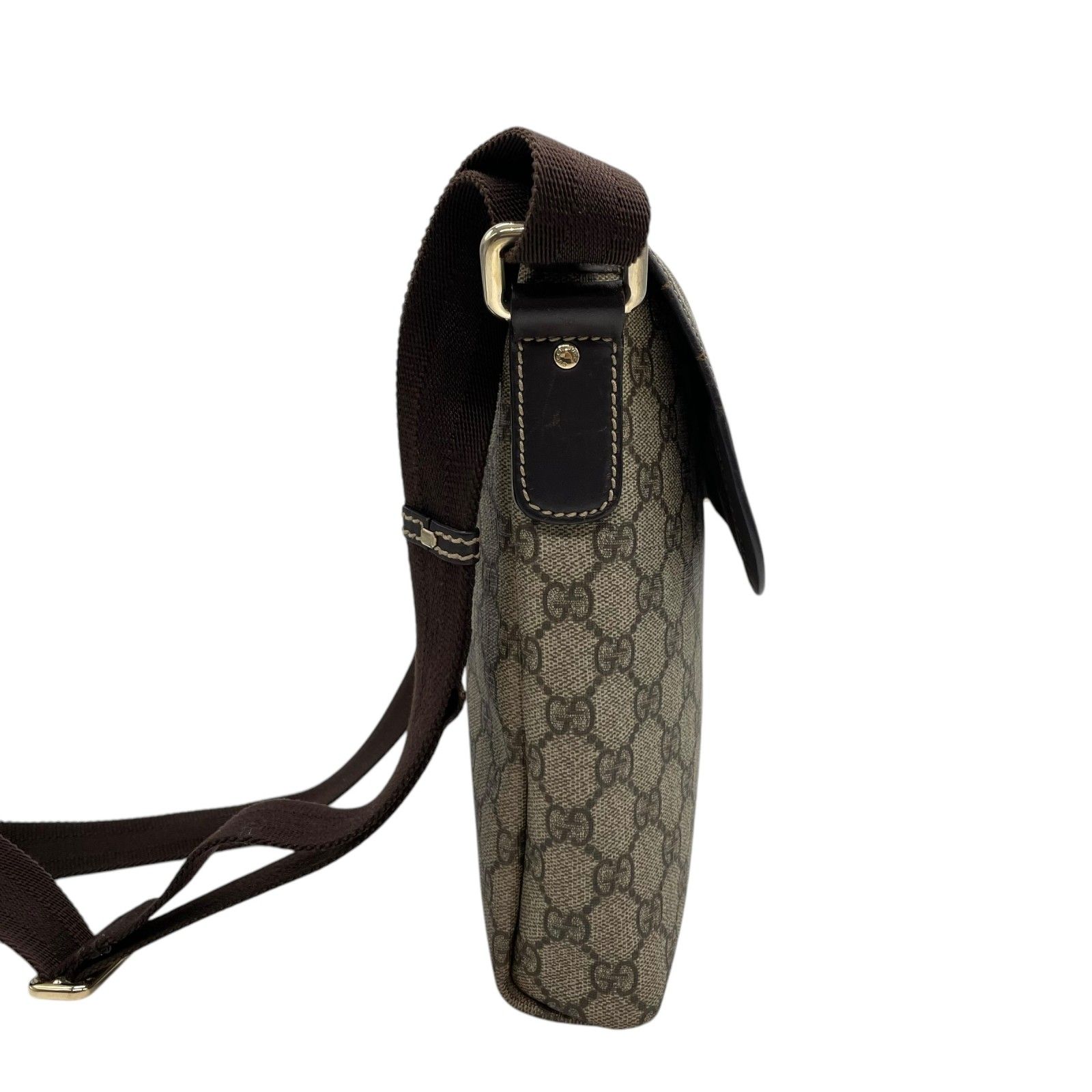 GUCCI グッチ GGスプリーム ショルダーバッグ クロスボディ PVC