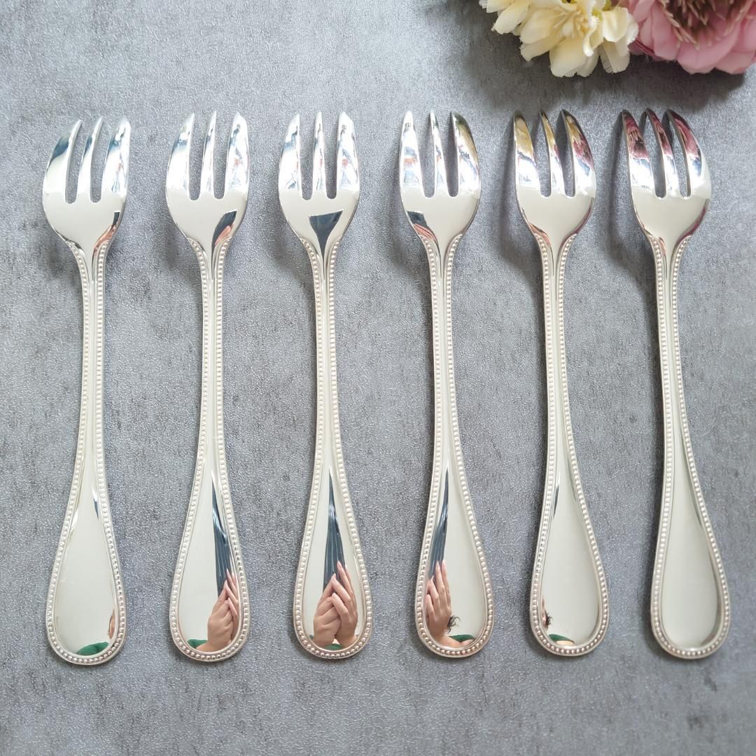 クリストフル パール ケーキフォーク 6点 SKLAD-KIRPICHA_RU