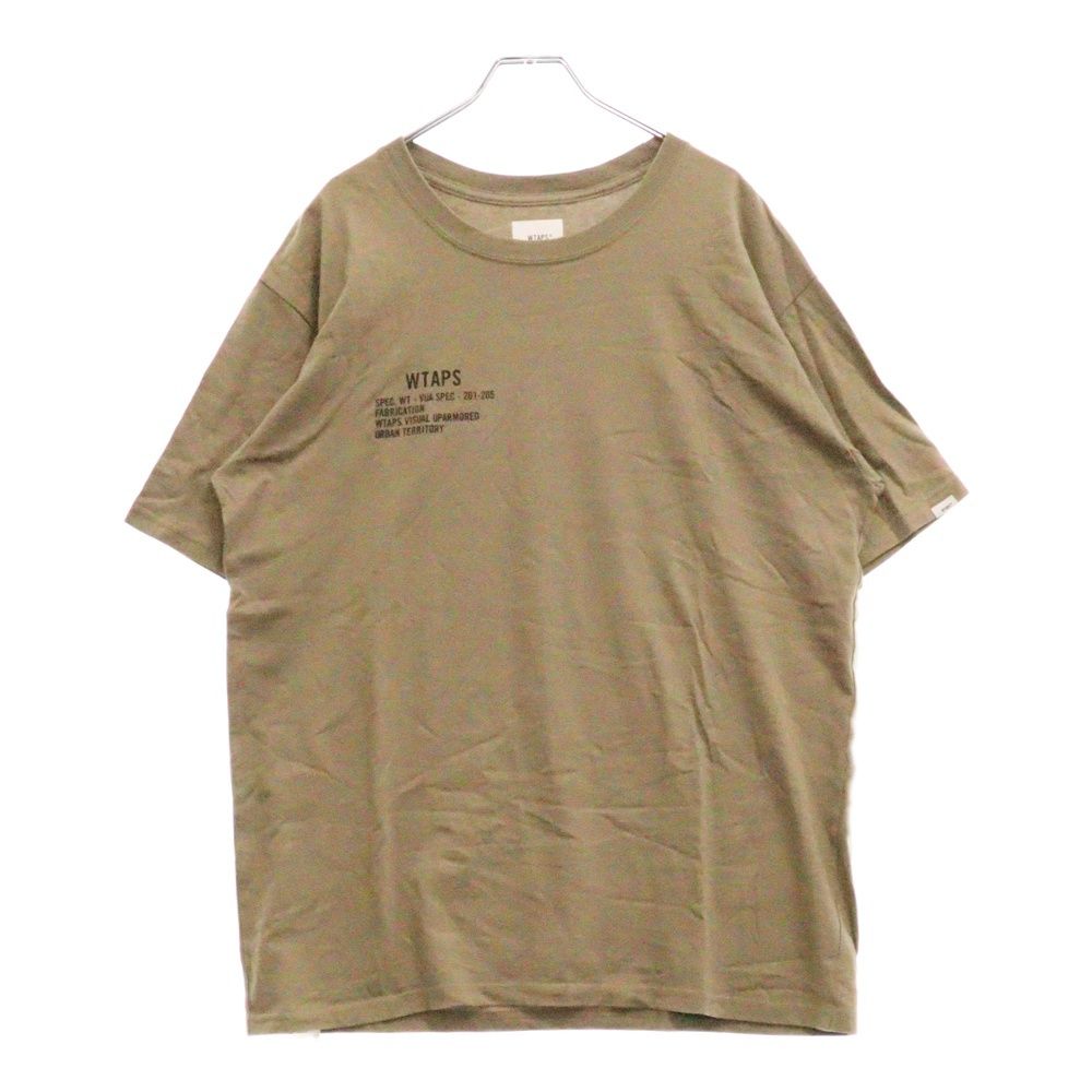 WTAPS (ダブルタップス) ロゴプリント クルーネック 半袖Tシャツ WTAPS (ダブルタップス) ロゴプリント クルーネック 半袖Tシャツ