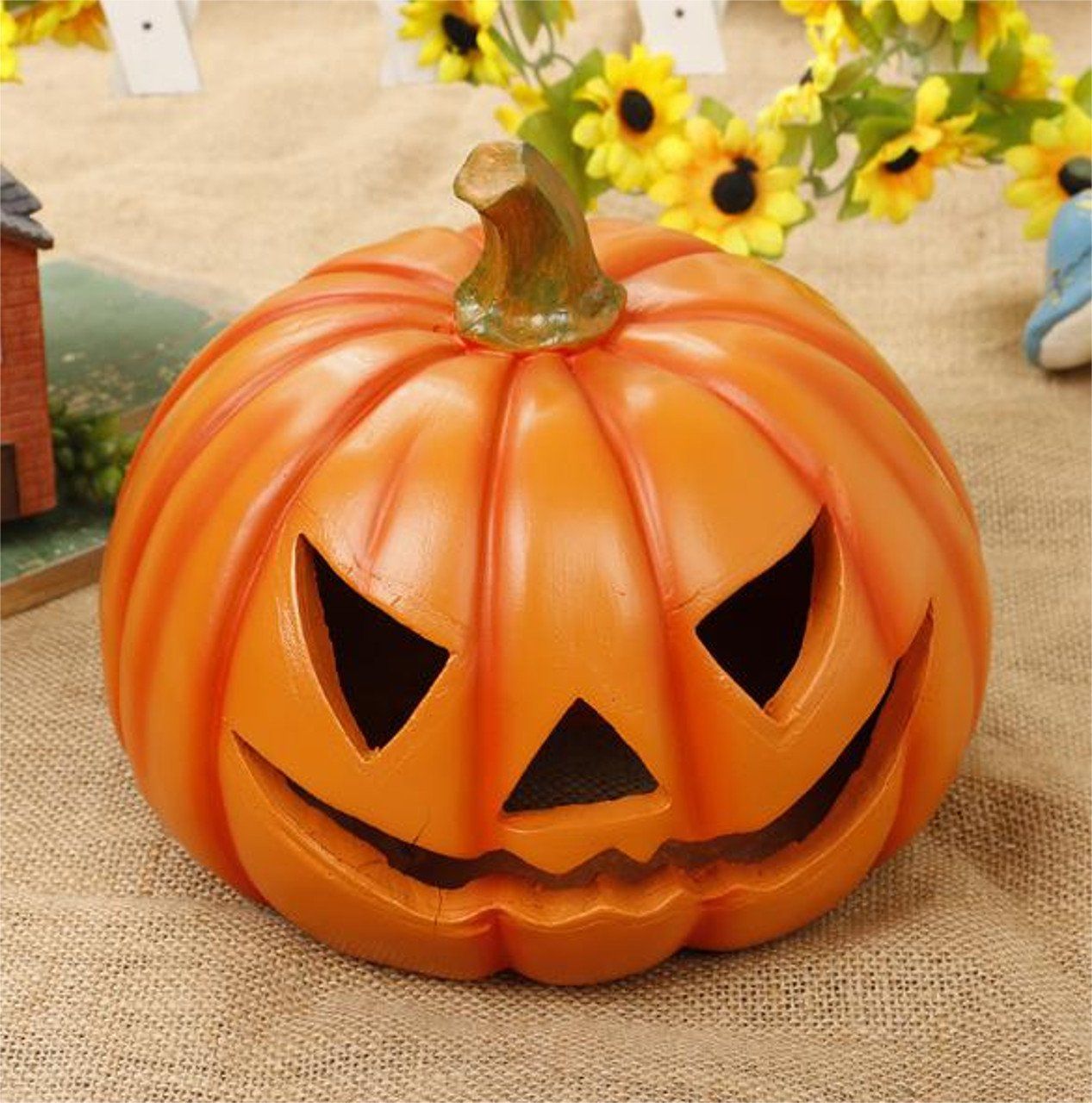 パンプキン LED ポニー ランタン、ハロウィン オイル 細長く パンプキン LED ポニー ランタン、ハロウィン オイル 細長く