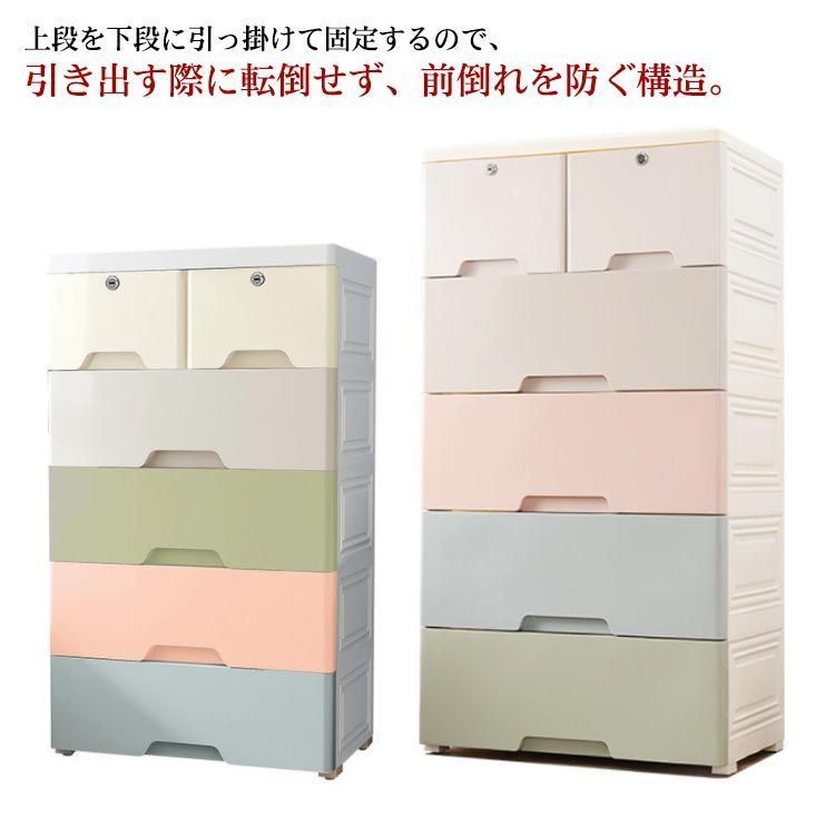 収納ケース 幅60×奥行34×高さ100cm 引き出し 収納ボックス 収納 衣装ケース おもちゃ箱 衣類ケース クローゼット収納 押入れ収納 クローゼット 押入れ スタッキング 積み重ね プラスチック wMNF444