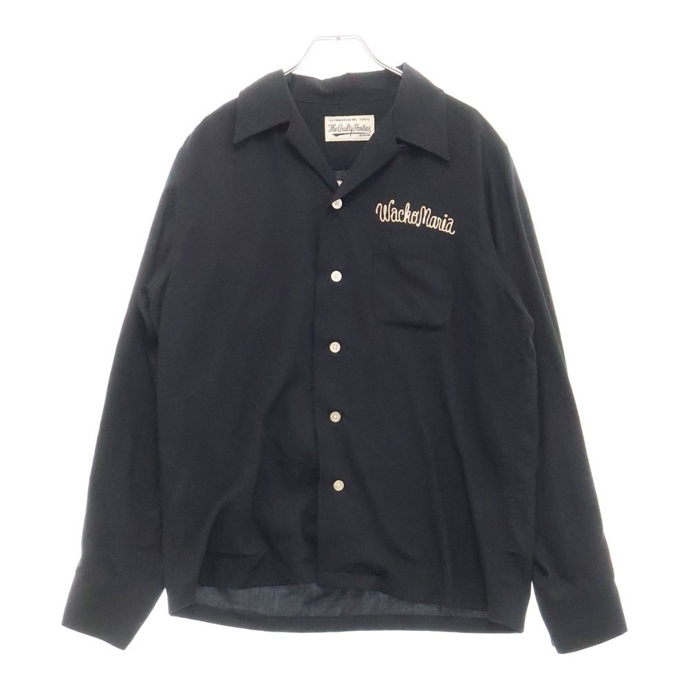 WACKO MARIA (ワコマリア) バック刺繍ロゴ オープンカラー 長袖 WACKO MARIA (ワコマリア) バック刺繍ロゴ オープンカラー 長袖