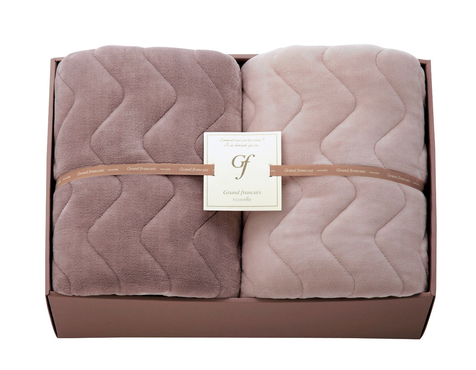 グランフランセヌーベル 吸湿発熱綿入りハイソフトタッチ敷パッド2枚セット