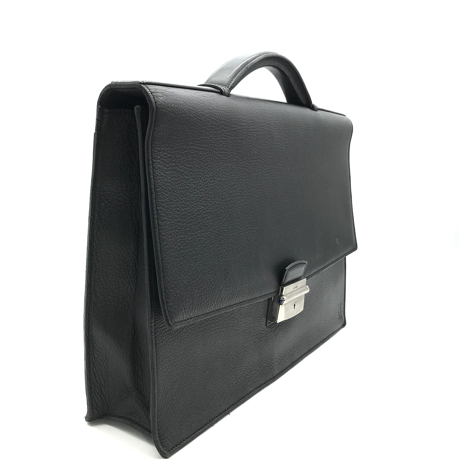 ユ*イ様 Cartier 黒 レザービジネスバッグ ユ*イ様 Cartier 黒 レザービジネスバッグ ユ*イ様 Cartier 黒 レザー