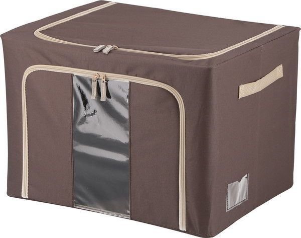 まとめ 窓付＆積み重ね収納ボックス ７２Ｌ ＢＲ ×6セット