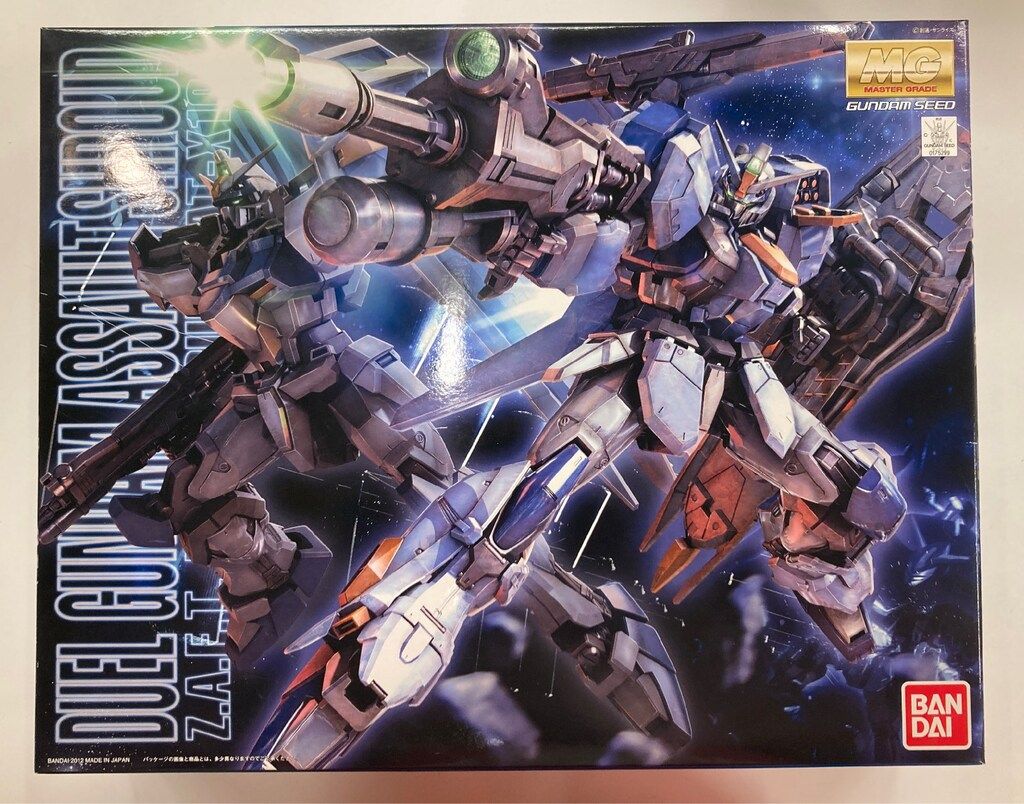 バンダイ MG 1/100 機動戦士ガンダムSEED デュエルガンダム アサルトシュラウド