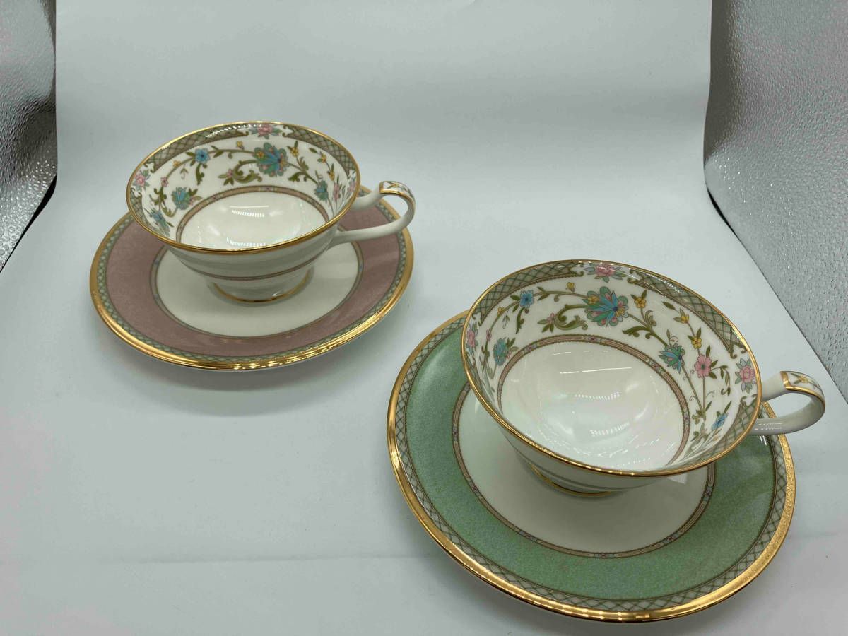 ノリタケ カップ&ソーサー 2客セット BONE CHINE 9983