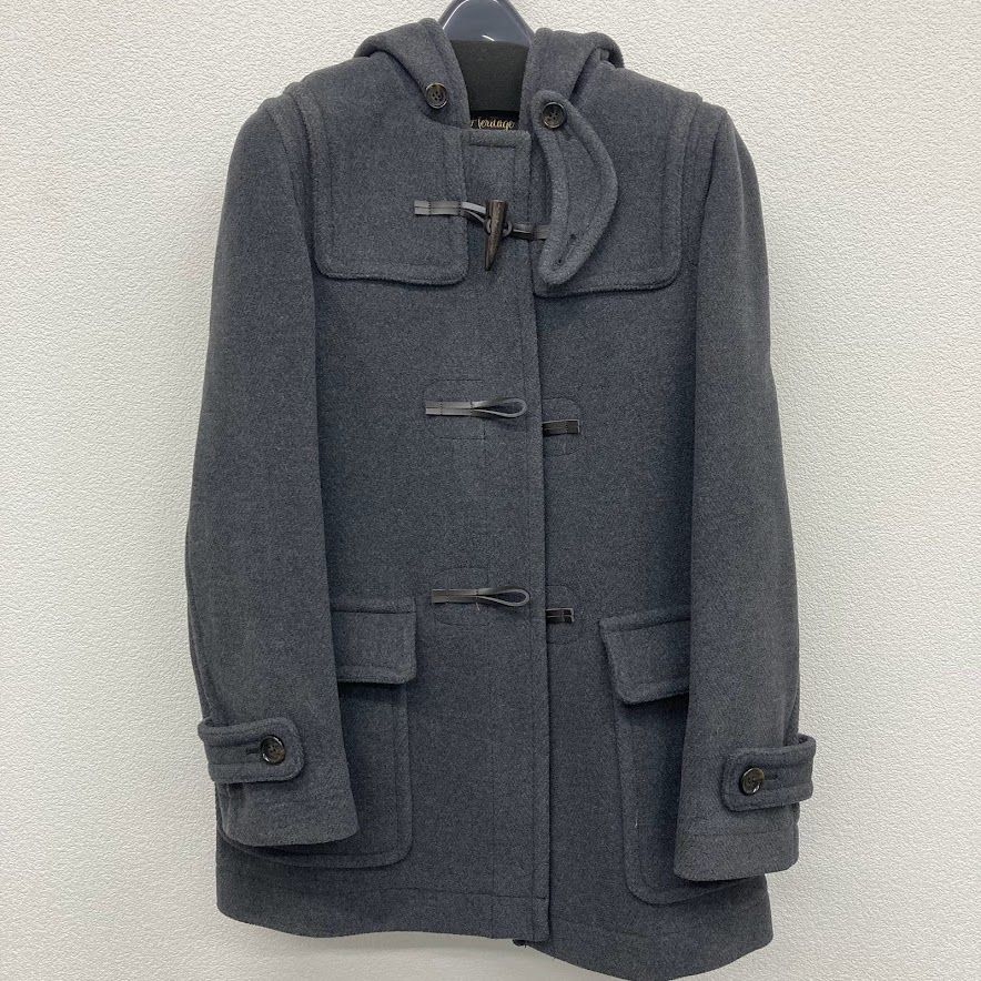 美品 Oggi掲載 23区 クラシックダッフルコート イタリア製生地グレー38 美品 Oggi掲載 23区 クラシックダッフルコート イタリア製生地
