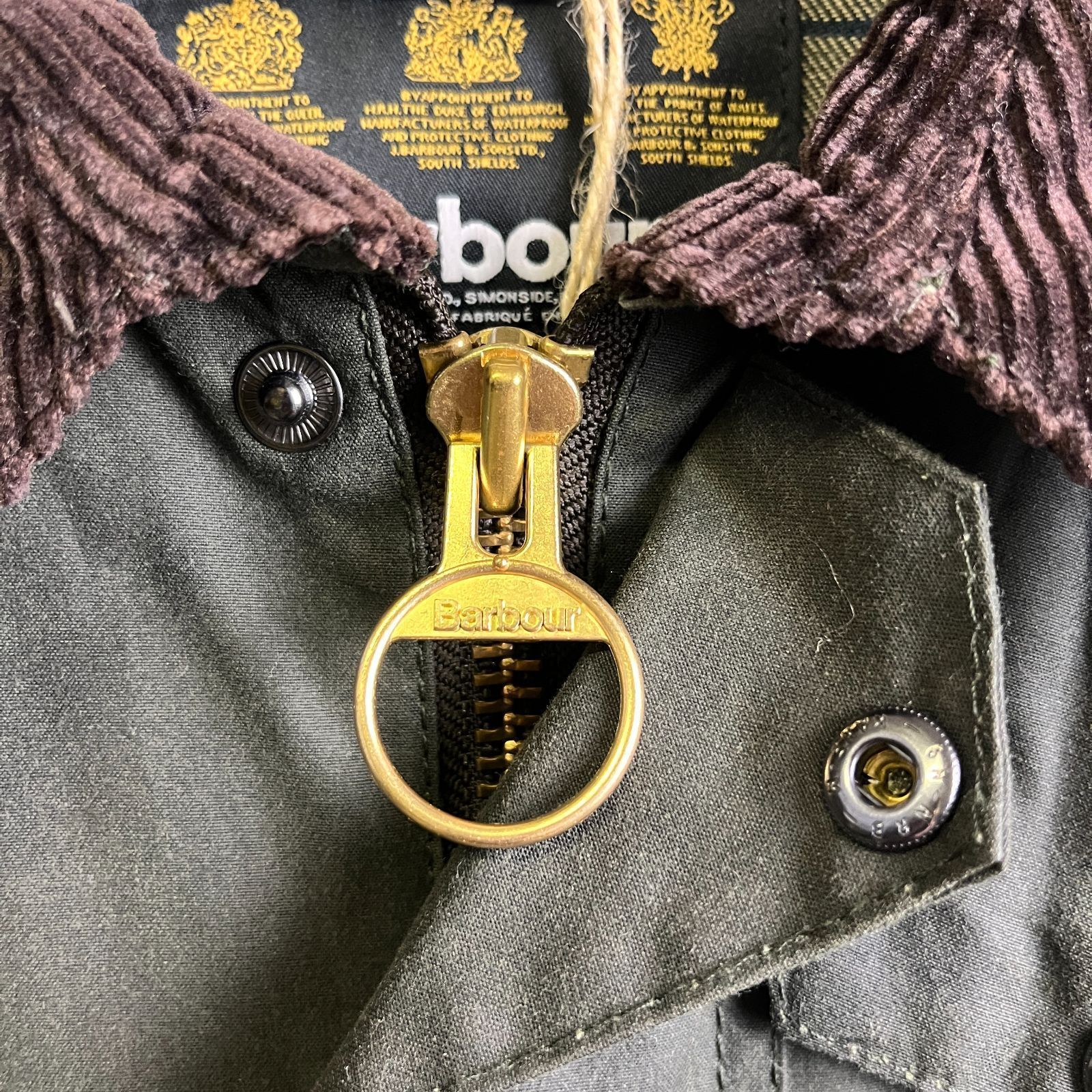 barbour バブアー BEDALEビデイルオイルドOS 40 セージ バブアーオイル