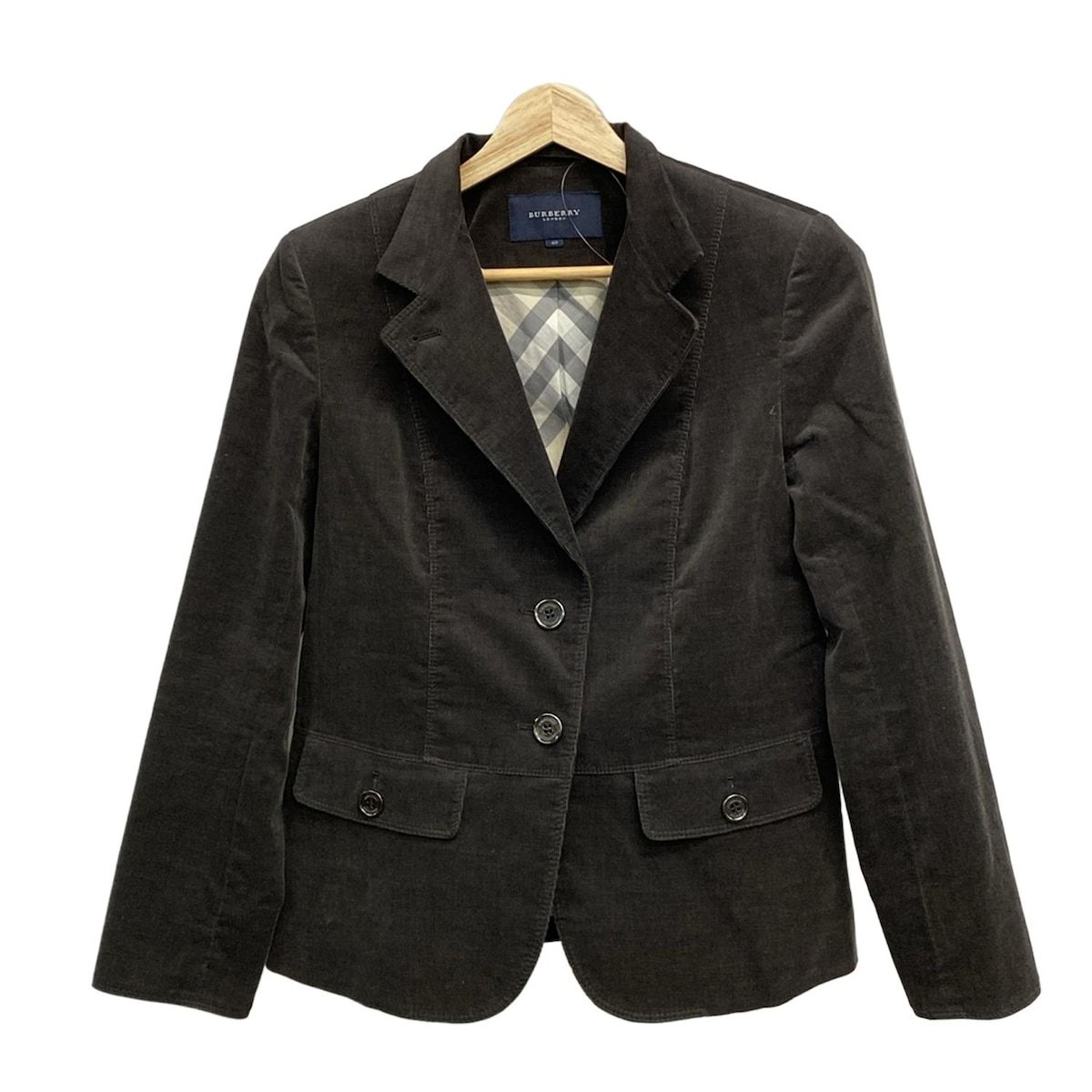 Burberry LONDON バーバリーロンドン ジャケット サイズ40 L レディース - ダークブラウン 長袖|秋|春