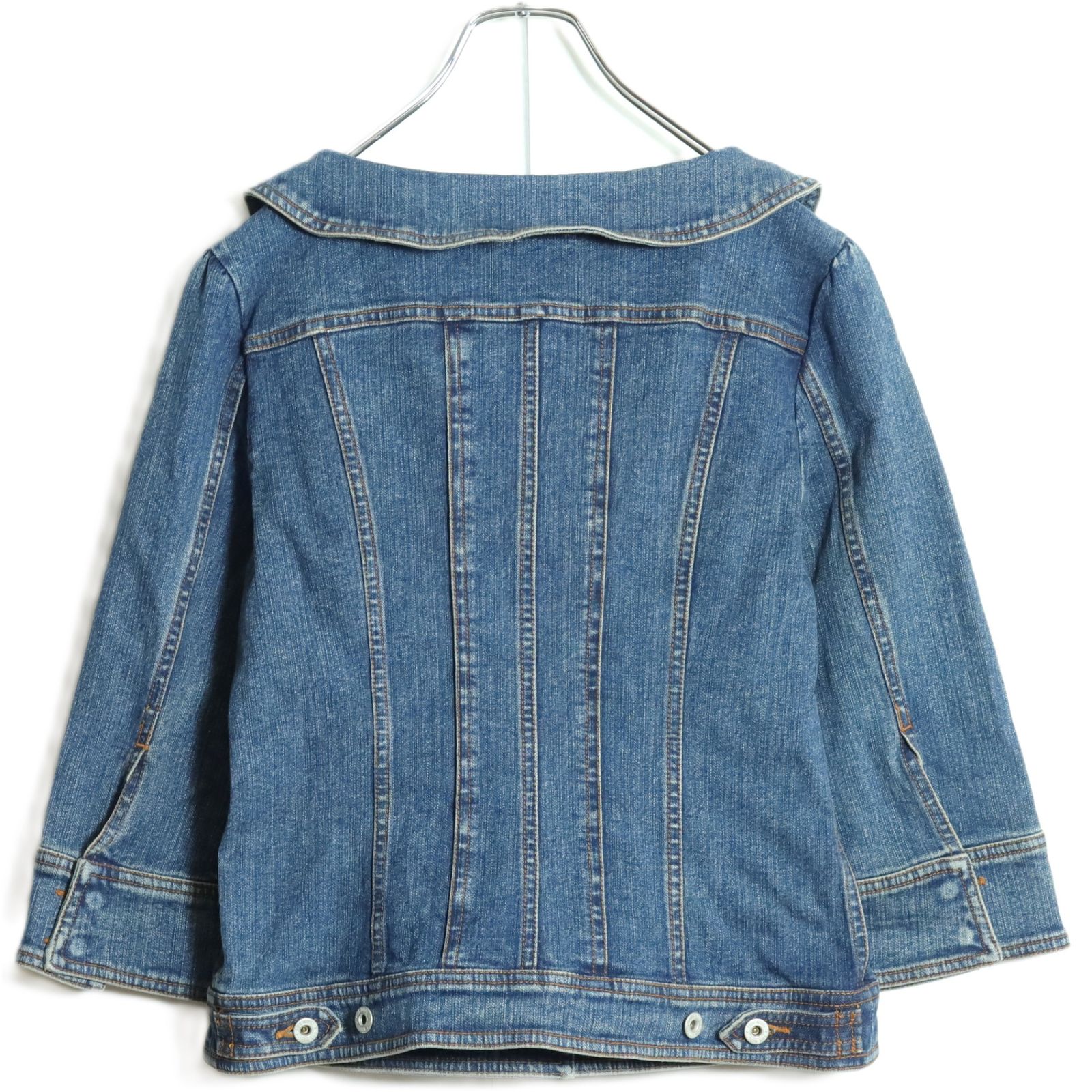 美品】ピンクハウス☆大人可愛いデニムジャケット 七分袖 大きい