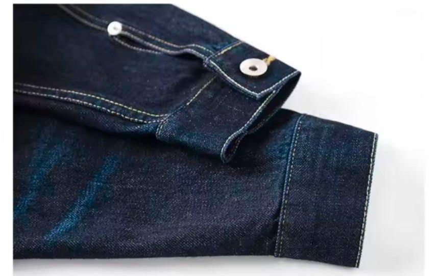 ヘビーオンス リジッドデニムジャケット Gジャン 濃紺