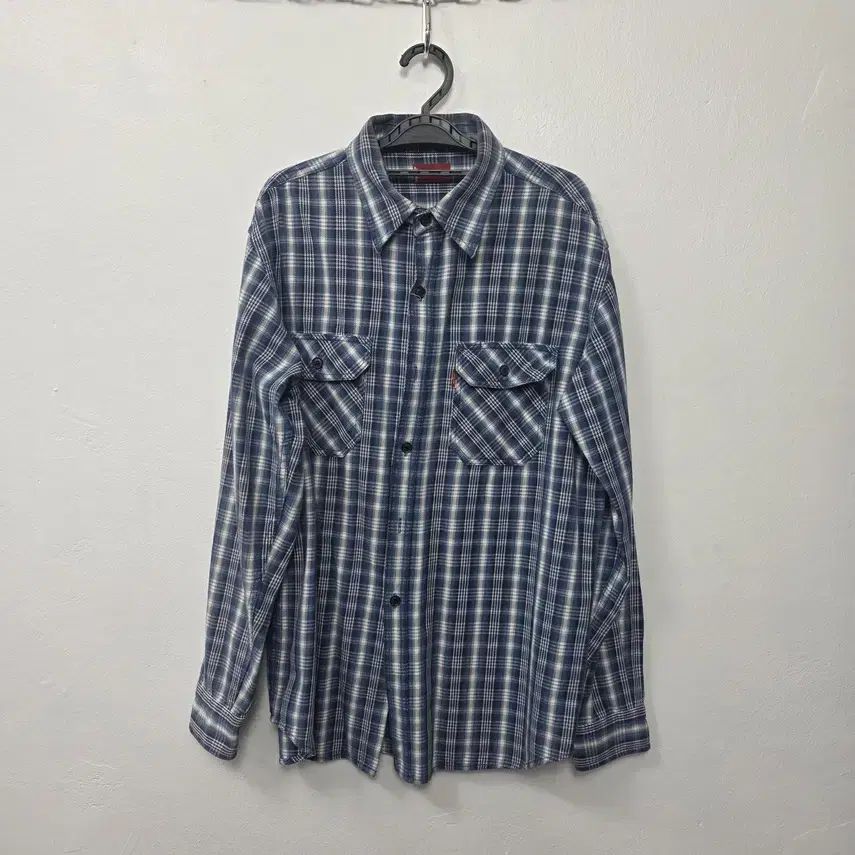 LEVI´S(リーバイス) メンズ 日本版 赤タブ チェック シャツ L