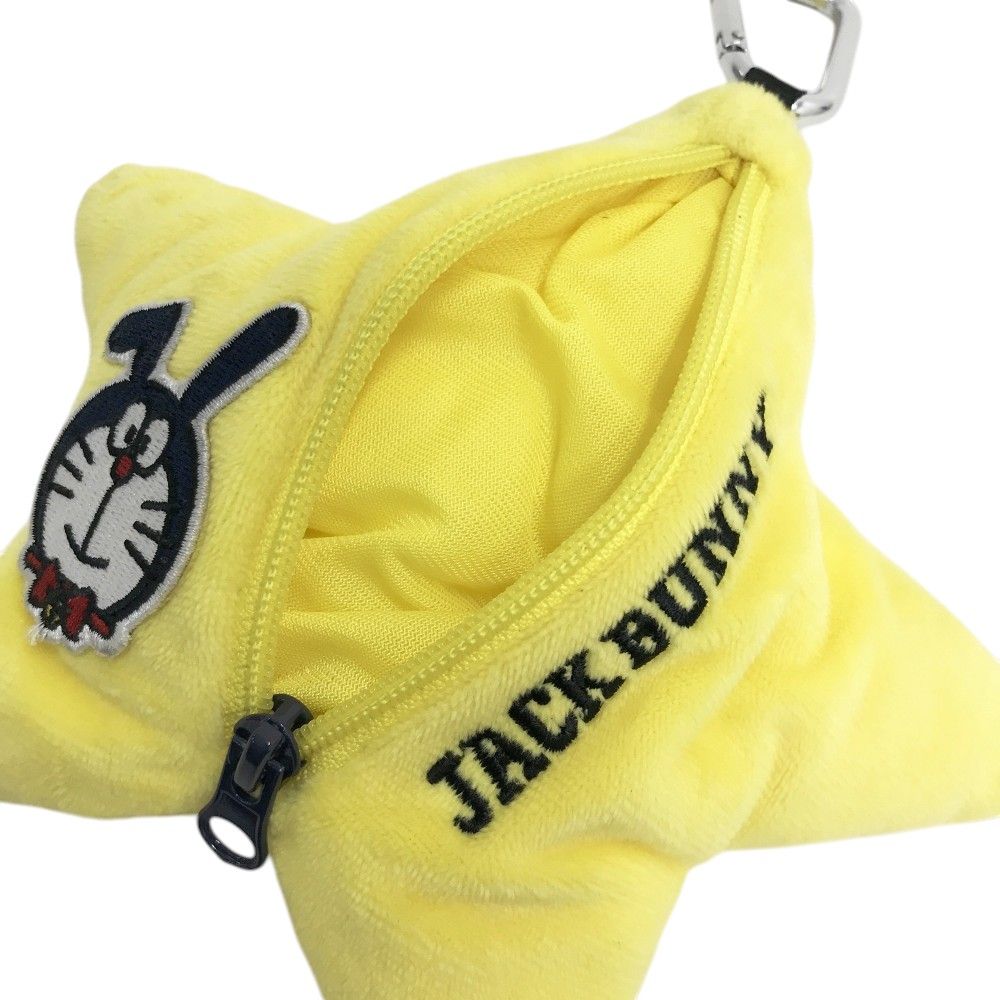 ジャックバニー × ドラえもん ニット セーター ゴルフウェア Ｌ ネイビー Jack Bunny!!】【ドラえもん】インターシャ＋ロゴジャガード