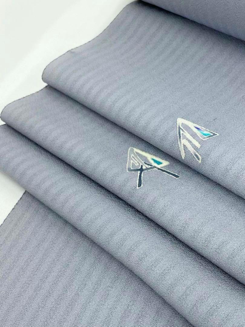 小紋 加賀友禅 経済大臣指定伝統的工芸品 紋意匠 飛び柄 落款入り 正絹