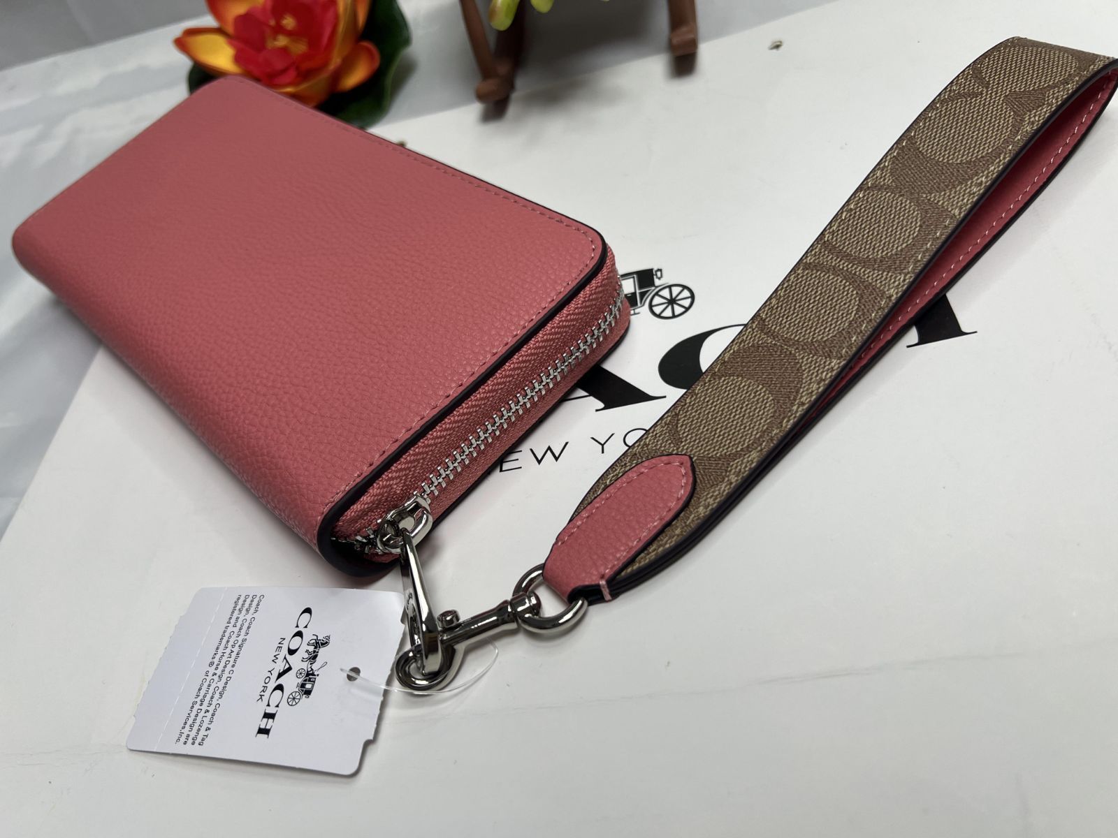 コーチ 財布 COACH 長財布 シグネチャー キャンバス ロング ジップ 