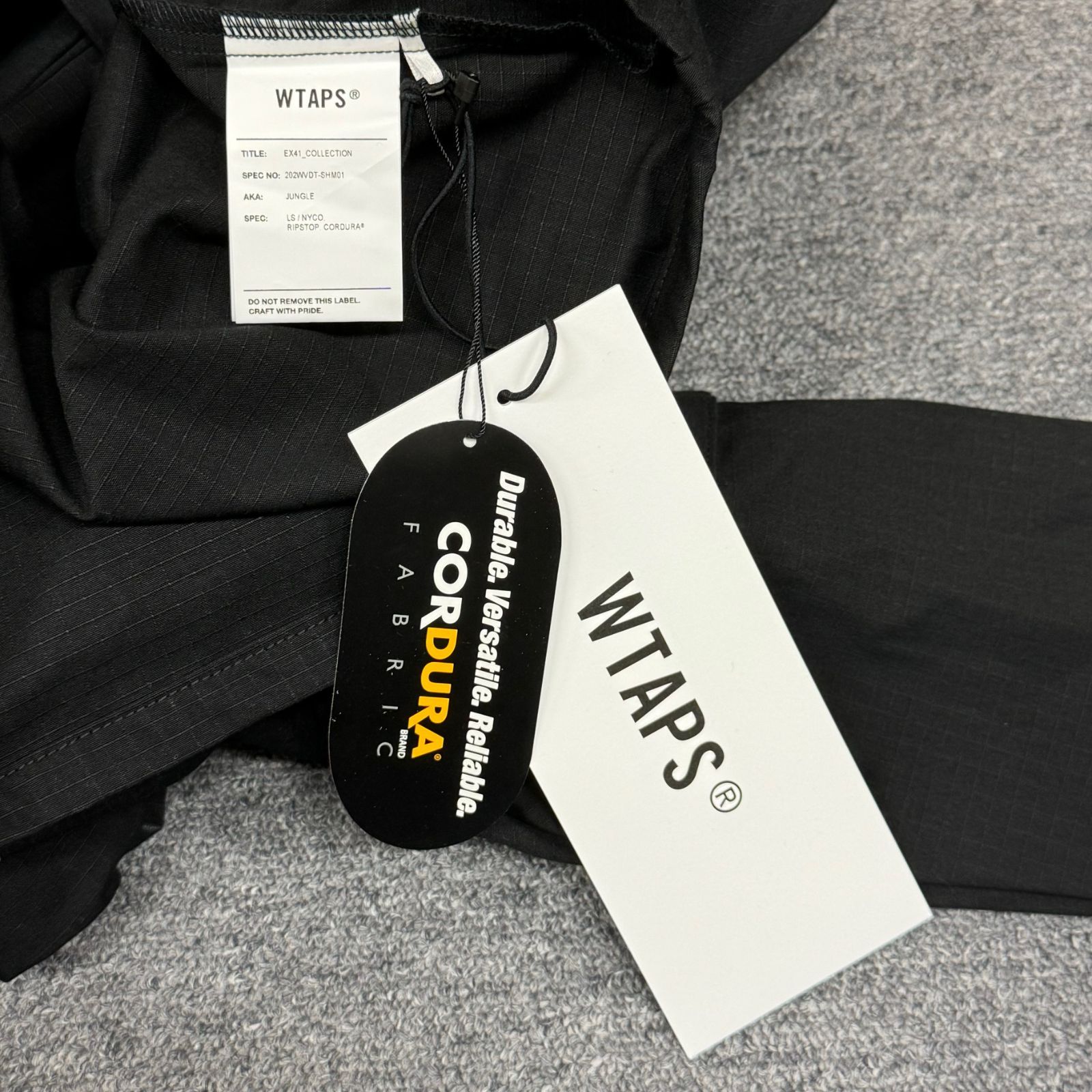 新品 WTAPS 20AW JUNGLE LS / NYCO.RIPSTOP.CORDURA 202WVDT