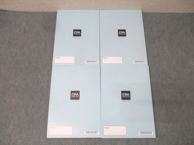 CPA会計学院 公認会計士試験 短答対策講義 IKB理論/計算レジュメ1/2 2024年合格目標セット 状態良 計4冊 053M4D CPA会計学院 公認会計士試験 短答対策講義 IKB理論/計算レジュメ