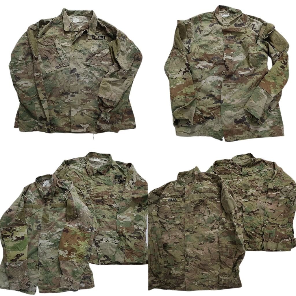古着卸 まとめ売り フィールドジャケット マルチカム 米軍実物 ミリタリー 6枚セット (メンズ ) 2010年製 コンバット グリーン MT9602