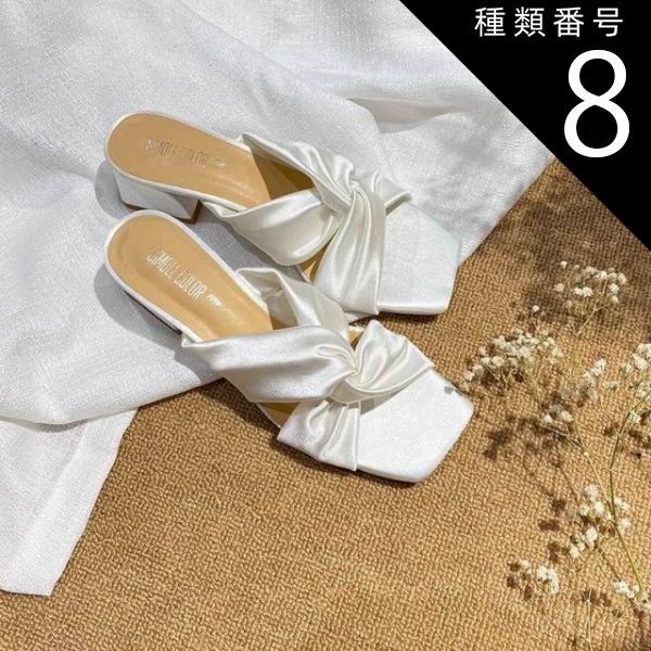 アトリエ（Atelier）/24春夏新作【3E】三つ編みデザインサンダル