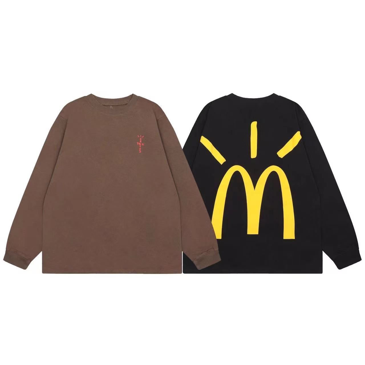 【入手困難・新品未使用】CACTUS JACK TRAVIS SCOTT/カクタスジャックトラヴィススコット McDonal's　ロングスリーブ長袖カットソー　ユニセックス　2カラー