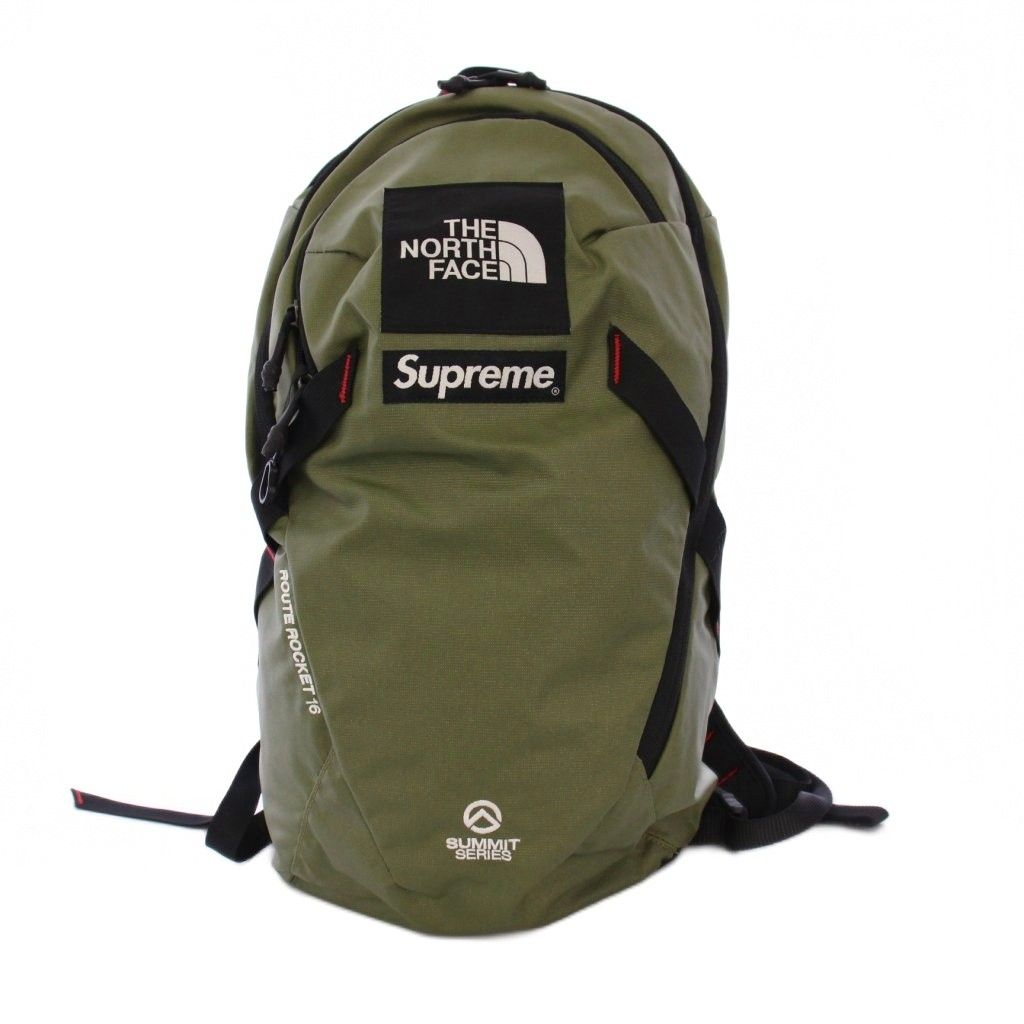 シュプリーム SUPREME ノースフェイス 21SS Outer Tape Seam Route Rocket Backpack アウターテープ シーム ルートロケット バックパック リュックサック デイパック カーキ NF0A5IQT KH
