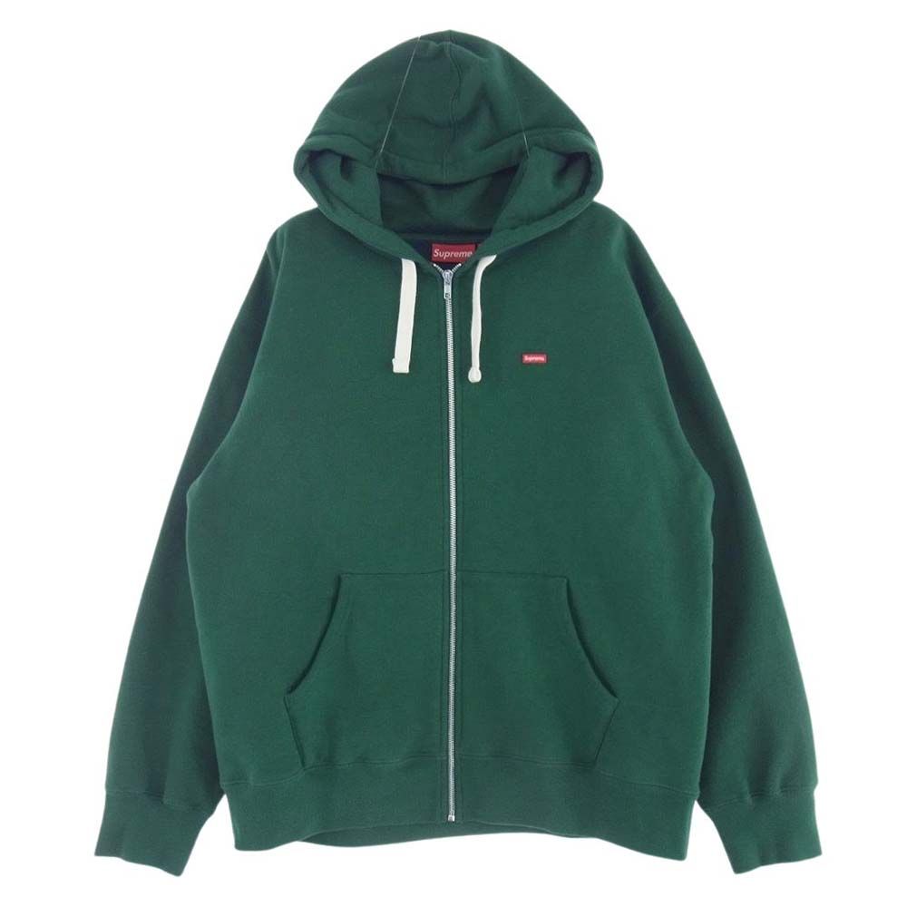 Supreme シュプリーム 22AW Small Box Drawcord Zip Up Hooded Sweat スモール ボックス ドローコード  ジップ アップ フーディッド スウェット パーカー グリーン系 L【極上美品】【中古】 - メルカリ