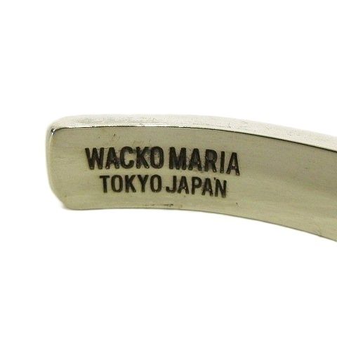 ワコマリア WACKO MARIA STAR＆MARIA BANGLE スター-マリア バングル 925 シルバー ケース付き KIN-KAAI_COM