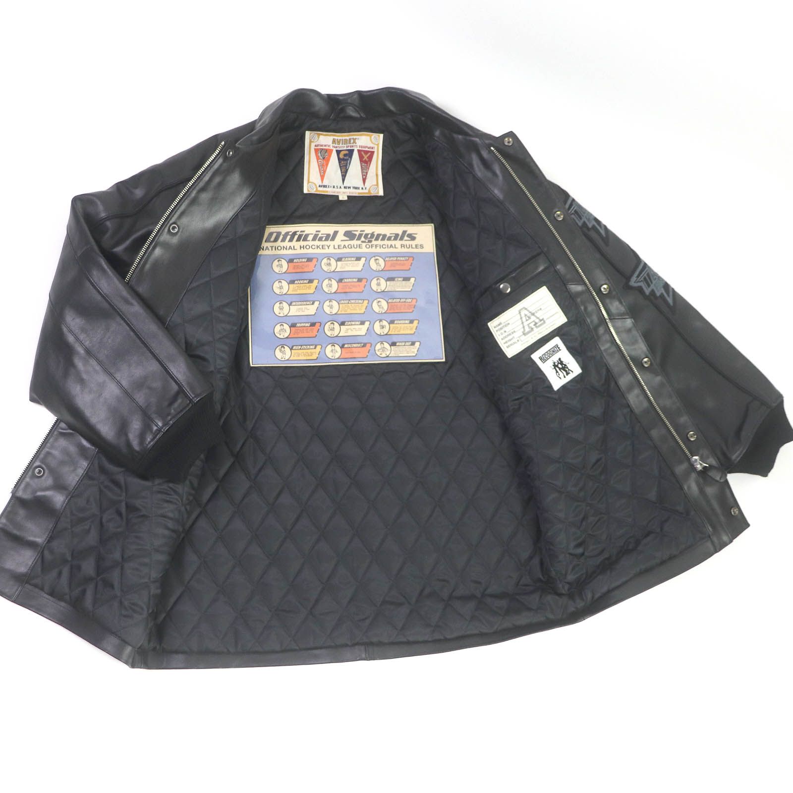 極美品□AVIREX アヴィレックス RECOGNIZE 783-2250003 GOALERS JACKET 
