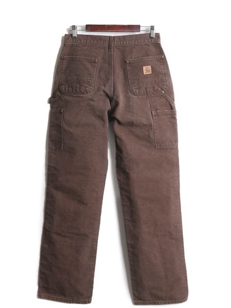 カーハートダブルニーダークブラウン34×32