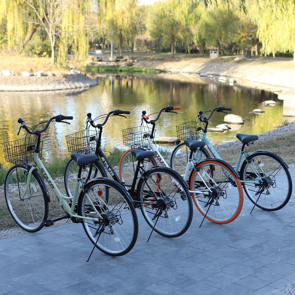 街乗り 通勤 通学 シティサイクル 折畳機能付 後輪サークル錠 ダイナモ