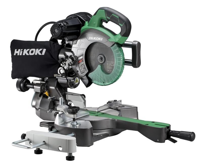 HiKOKI ハイコーキ AC100V 卓上スライド丸のこ C7RSHD 刃径190mm 両傾斜 最大1尺幅 312mm 切断 チップソー黒鯱付 レーザーマーカー LEDライト付 C7RSHD K