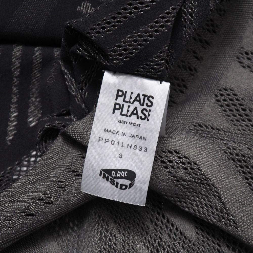 【美品】プリーツプリーズ ワンピース メッシュ サイズL相当 □美品□PLEATS PLEASE ISSEY MIYAKE プリーツプリーズ イッセイ
