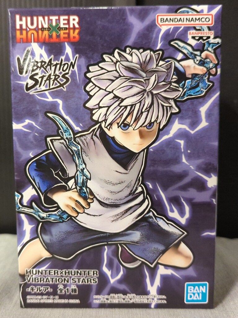 HUNTER×HUNTER キルア　
スクエア缶バッジ　原画　ハンターハンター BANDAI SPIRITS VIBRATION STARS HUNTER×HUNTER キルア-超人気高品質
