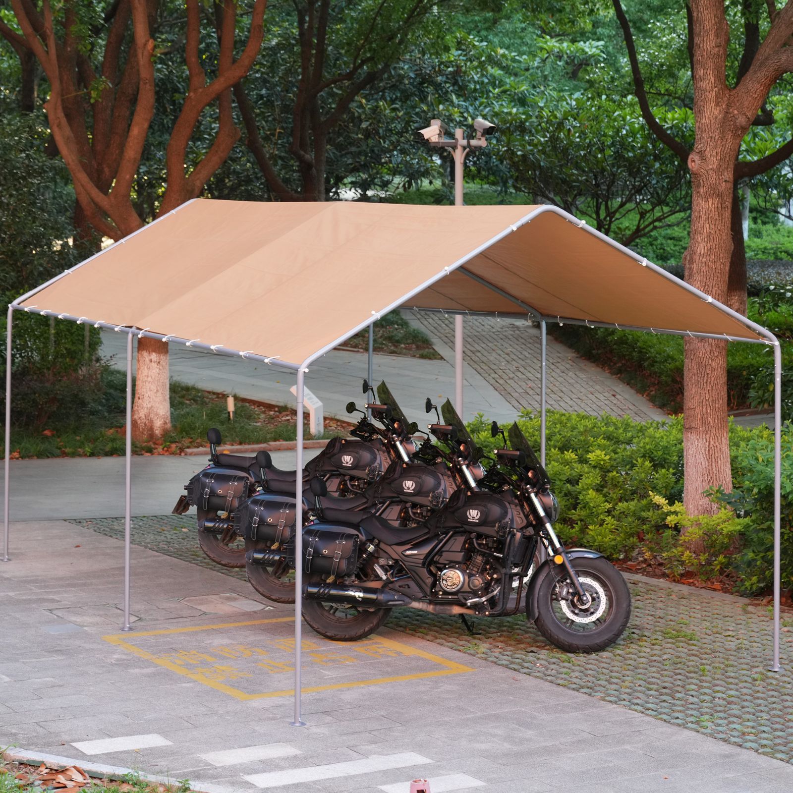 UV・防水】テント 車庫テント ガレージテント 3×6m UV ガレージテント