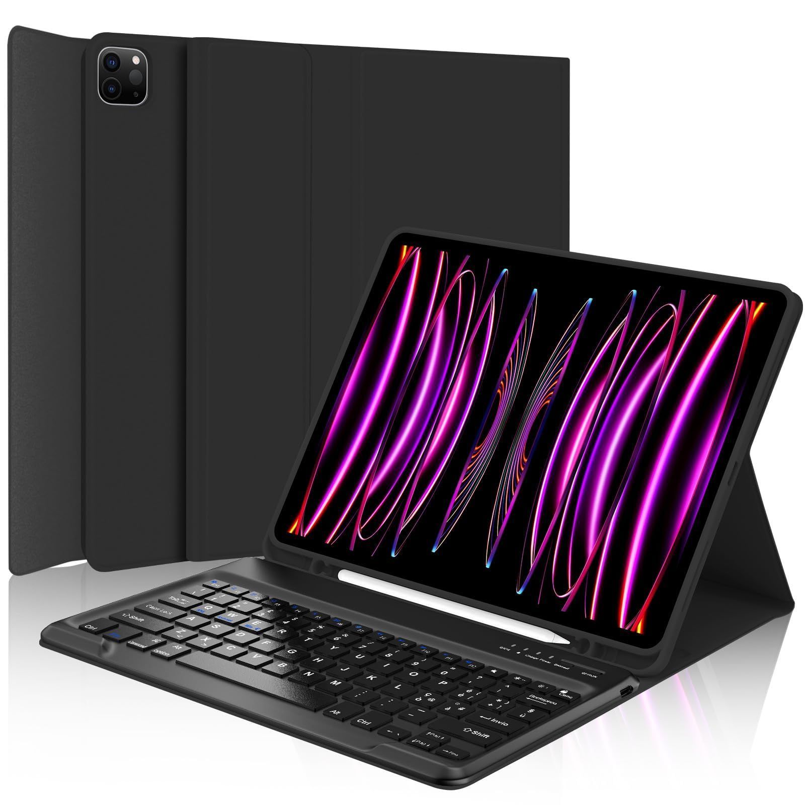 ワイヤレスキーボードケース for iPad Air 13 Amazon.com: ESR iPad Air 13 Inch Keyboard (M2, 2024), iPad