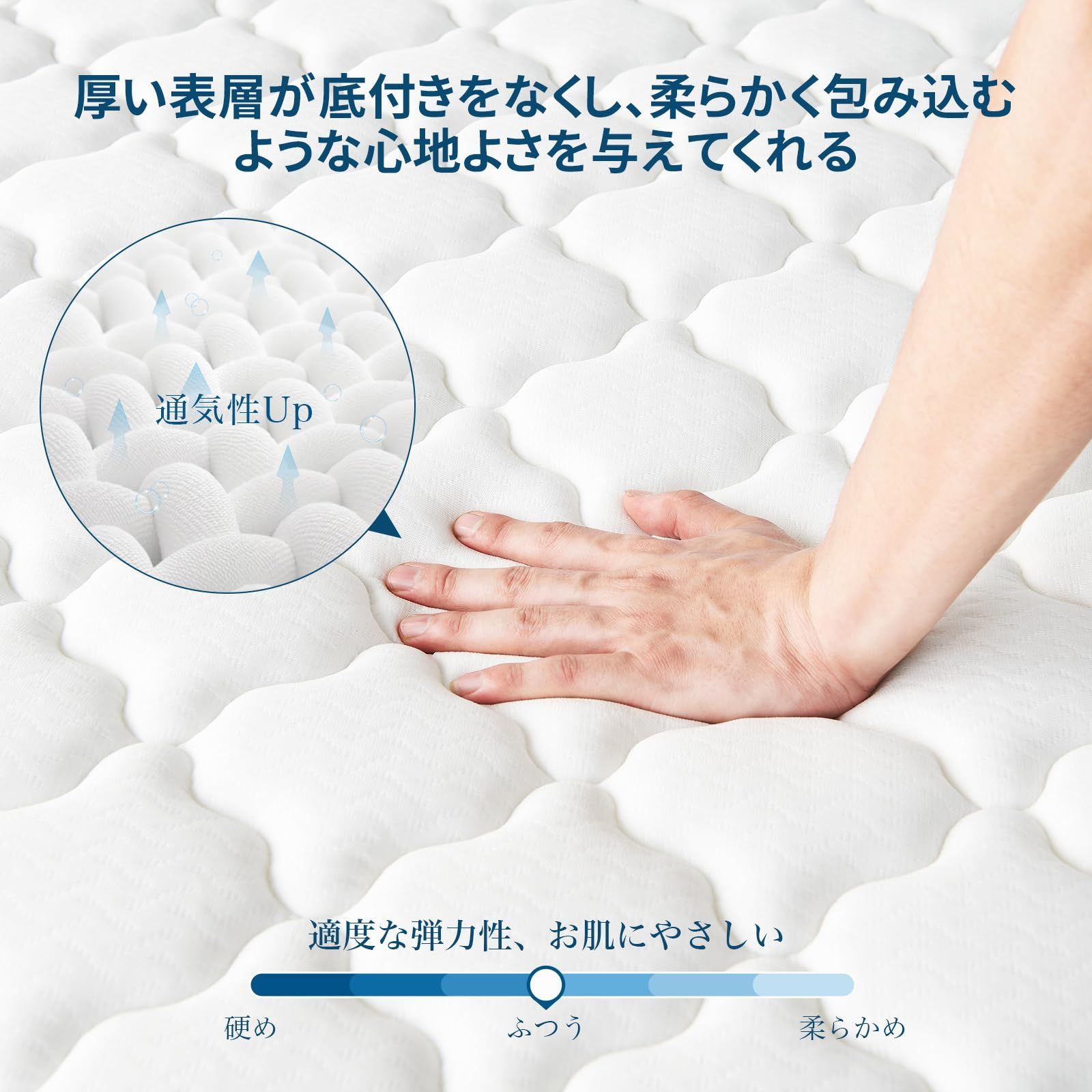 ポケットコイル 体圧分散