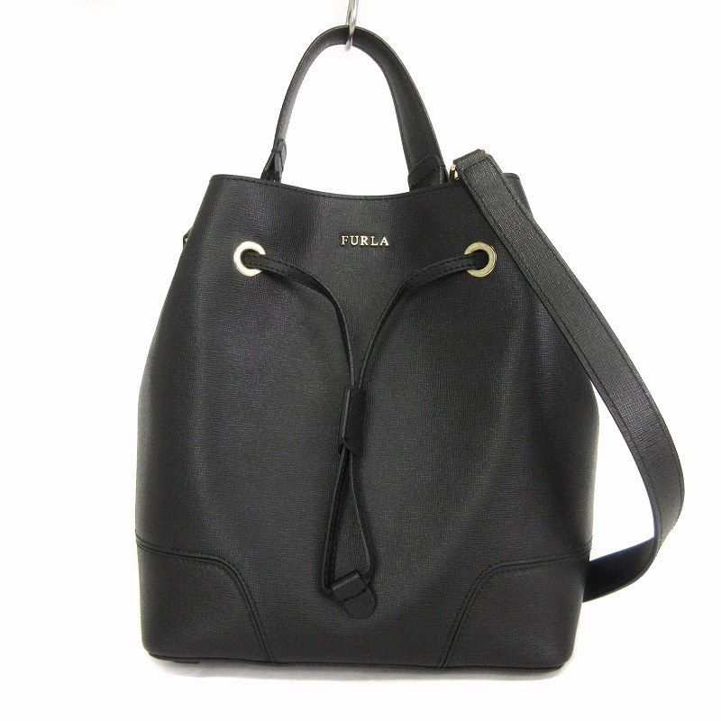 フルラ ショルダーバッグ FURLA STACY 2WAY ONYX 黒